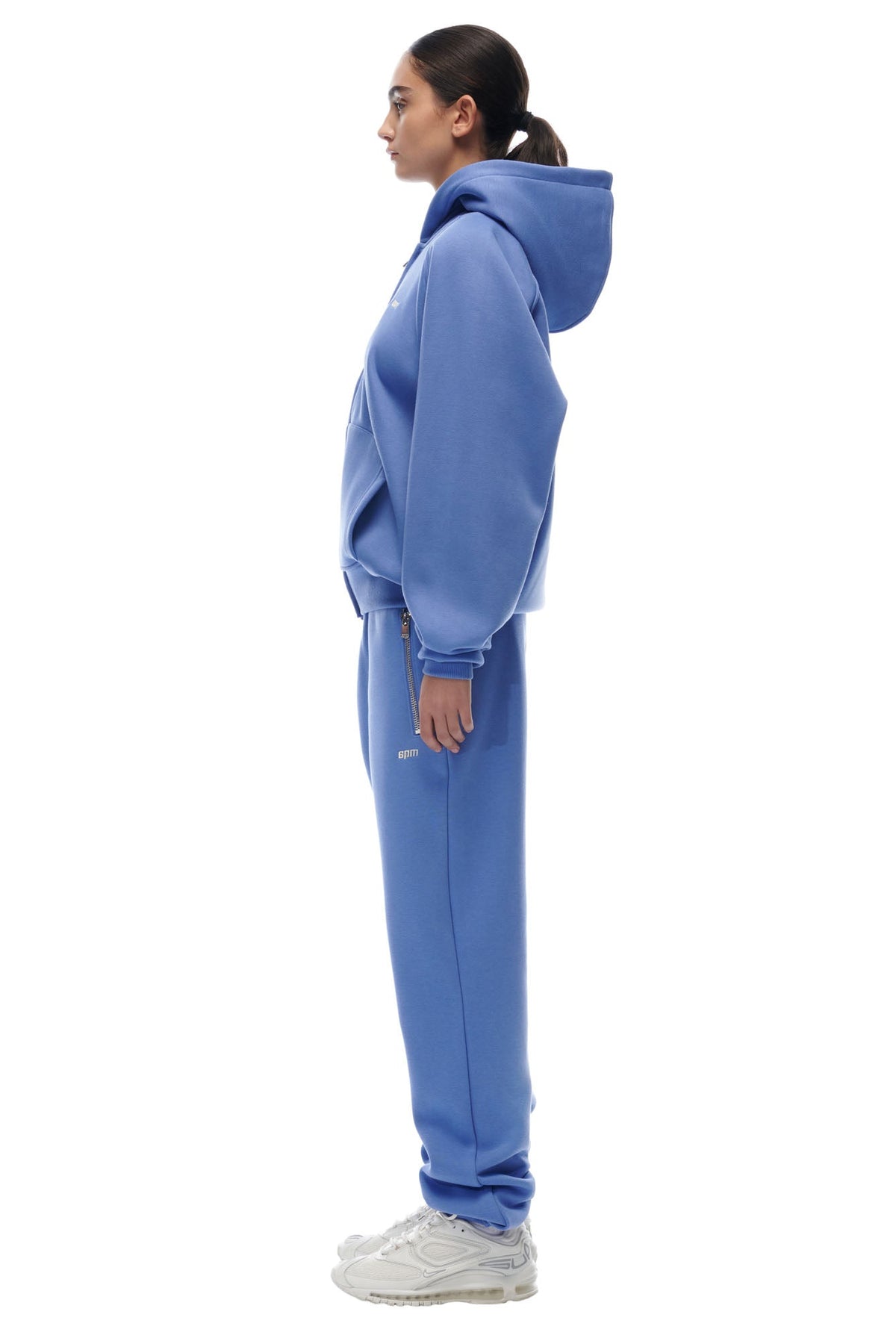 ZIP HOODIE PERSIAN BLUE
