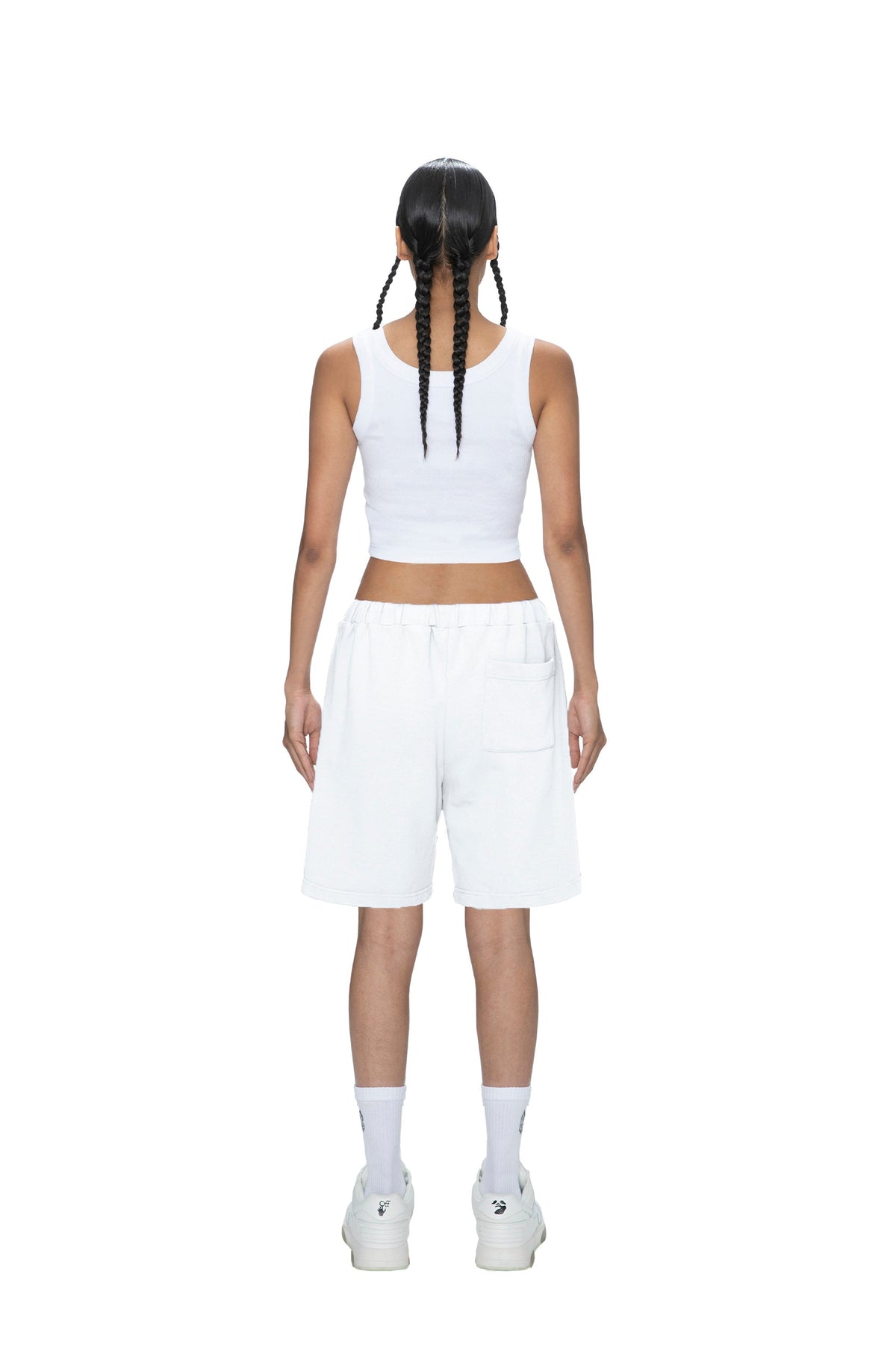 SWEATSHORTS WHITE