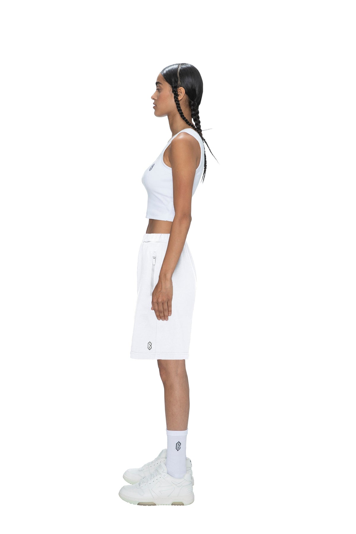 SWEATSHORTS WHITE