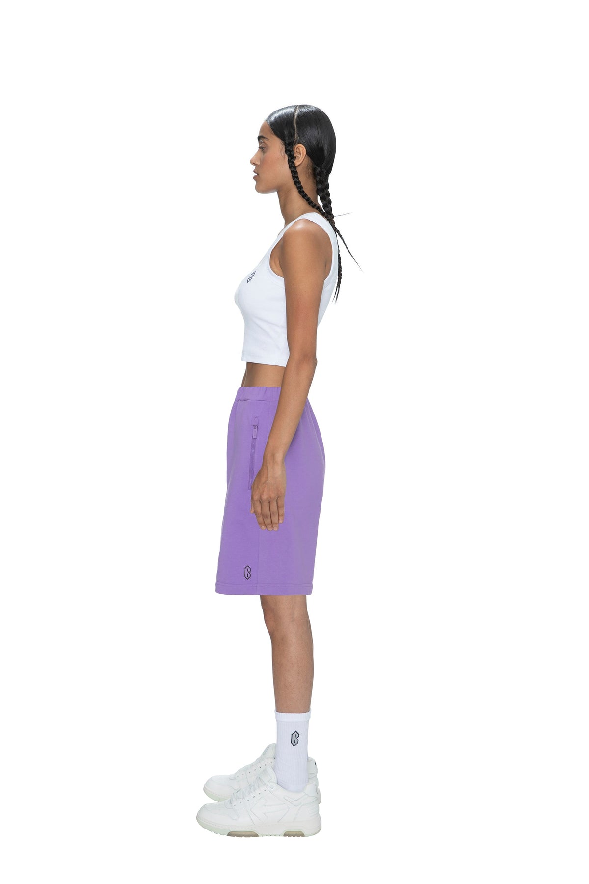 SWEATSHORTS LILAC