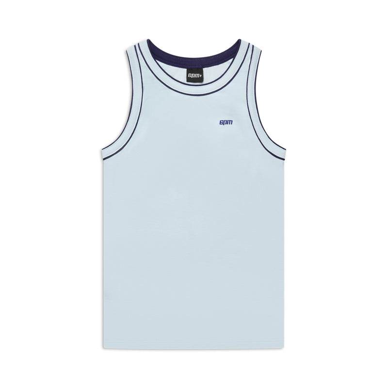 TANKTOP BABY BLUE/WHITE