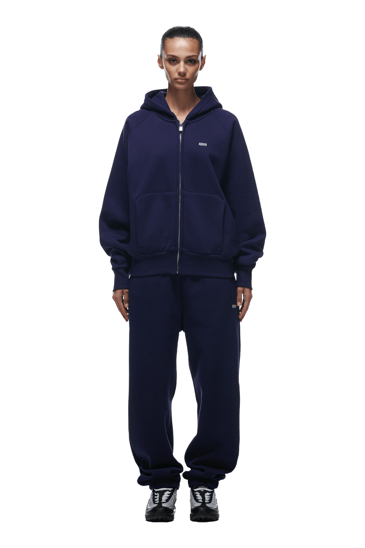 ZIP HOODIE ORBIT BLUE
